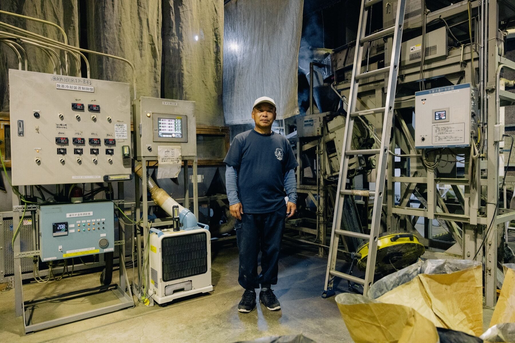 Wasui team working with matcha