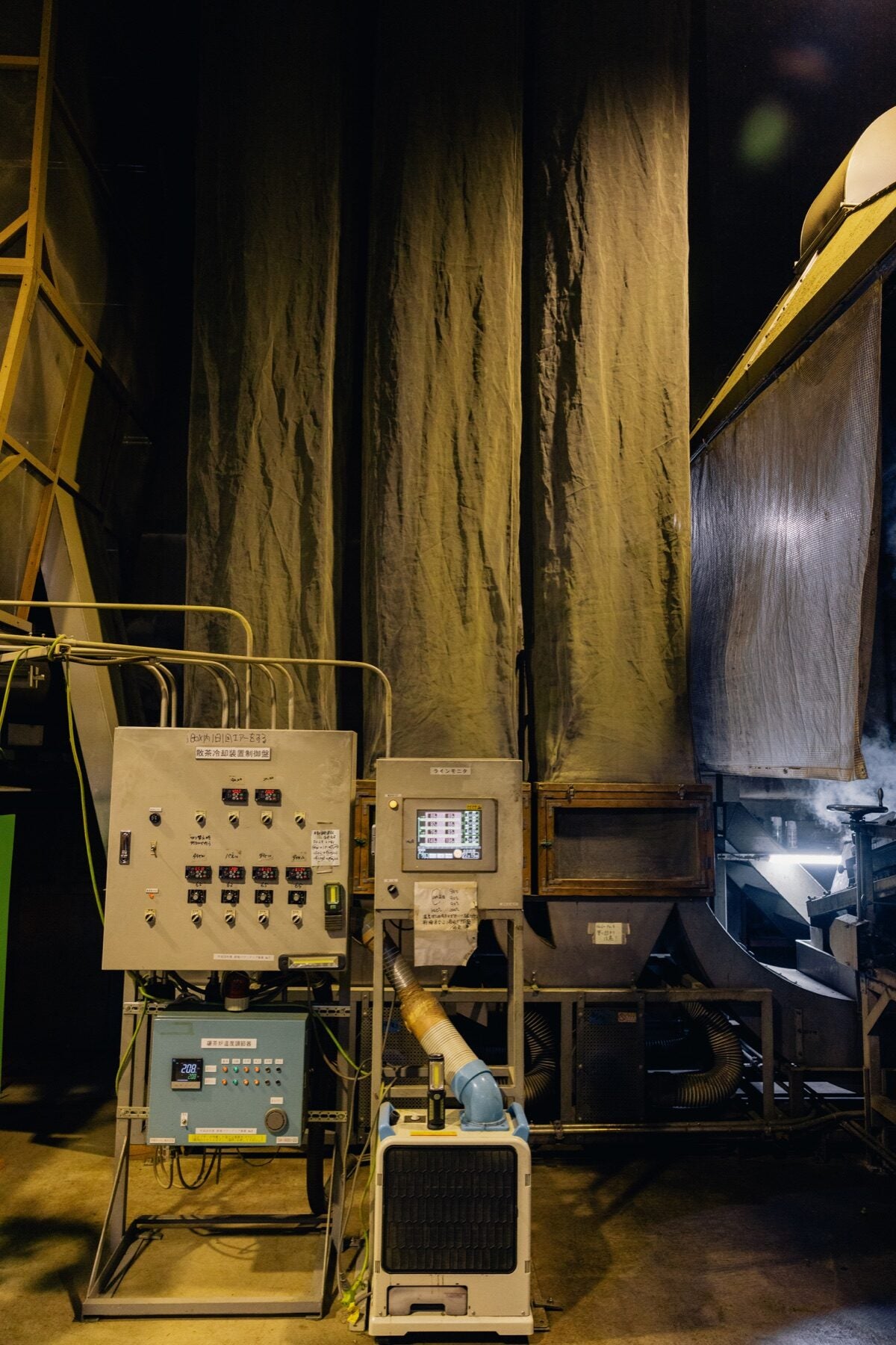 Tea processing equipment detail
