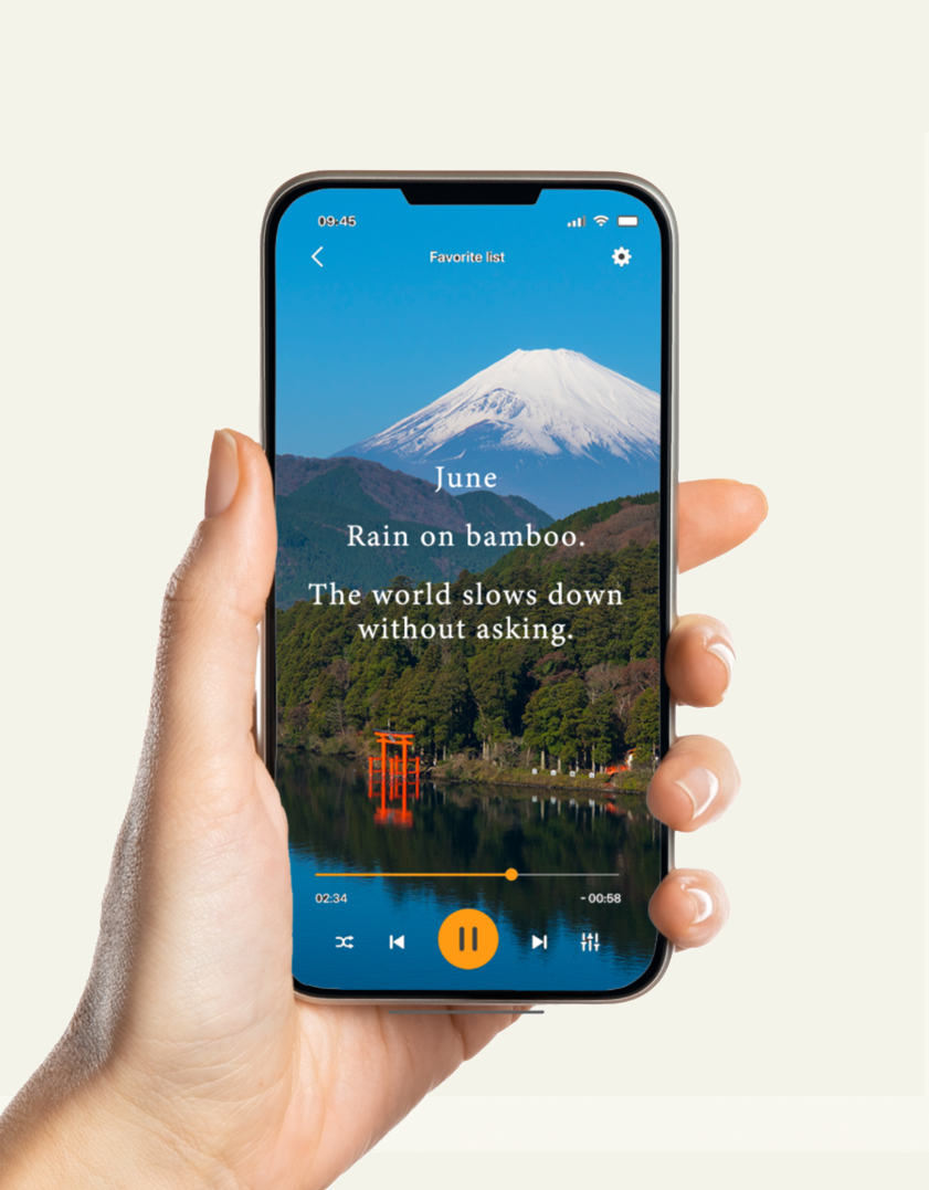 Receive the monthly moment from Japan